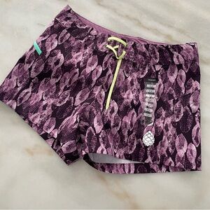 NWT Stio Purple Patterned Women Shorts size 4
